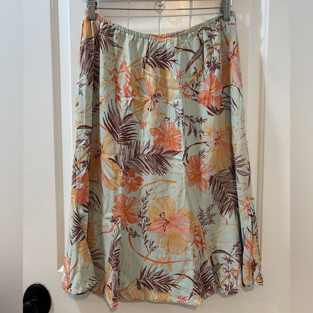 Zoe California Floral Midi Size Large Ibiza Summer Vintage Y2K